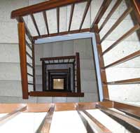 Geometría cotidiana; hasta en nuestra propia escalera